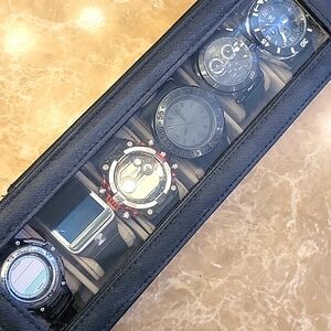 Variety of 6 Watches in Case- Sold as is